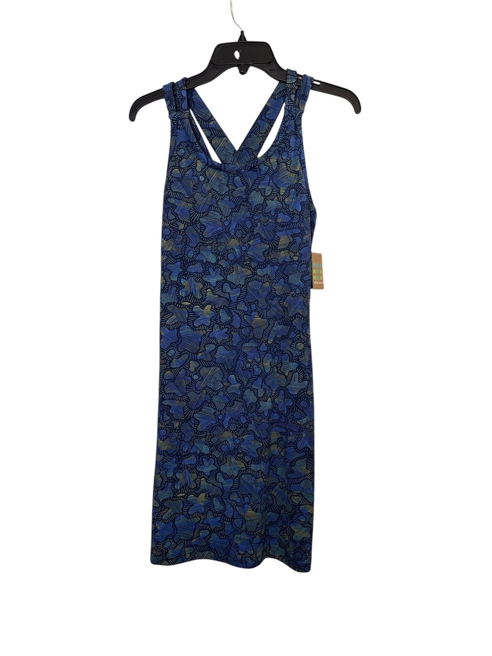Title nine Blue Patterned Strappy Midi Dress